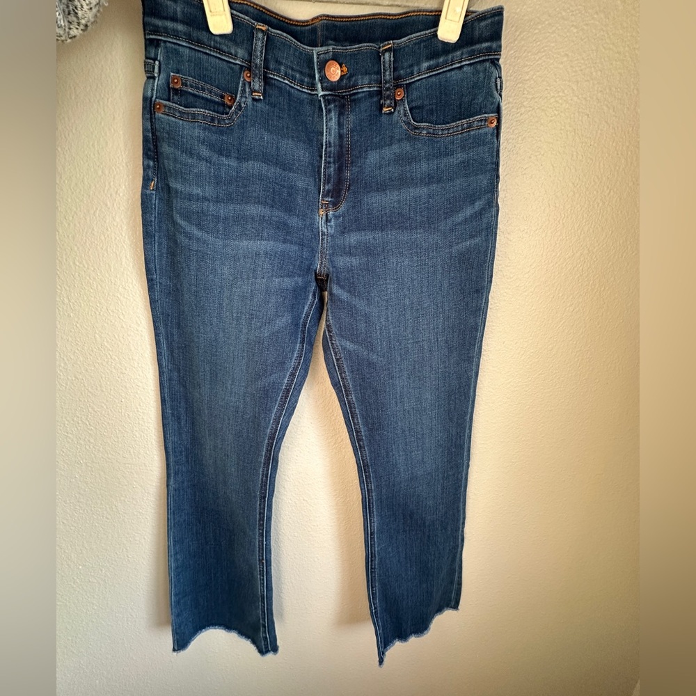 NWT Crewcuts by J. Crew girls size 14 medium wash straight leg denim jeans